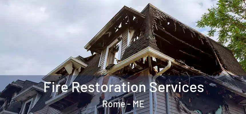  Fire Restoration Services Rome - ME